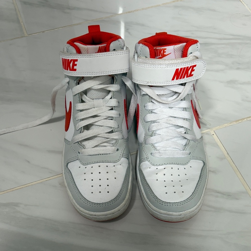 Nike Kids Sneakers - White and Orange